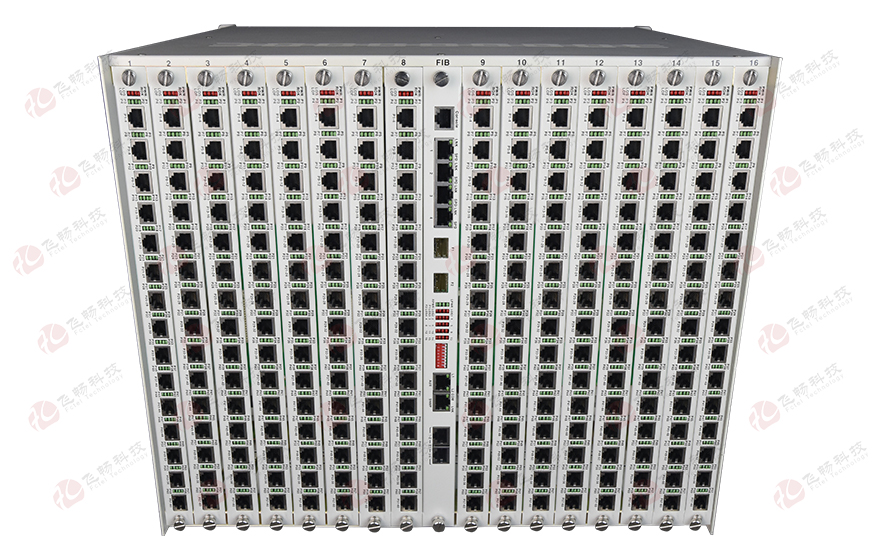 飛暢科技-960路電話光端機(jī)（8U 19英寸，SFP 1+1光備份）